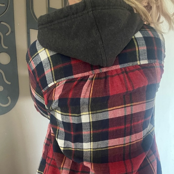 Hooded American eagle flannel - Picture 2 of 2
